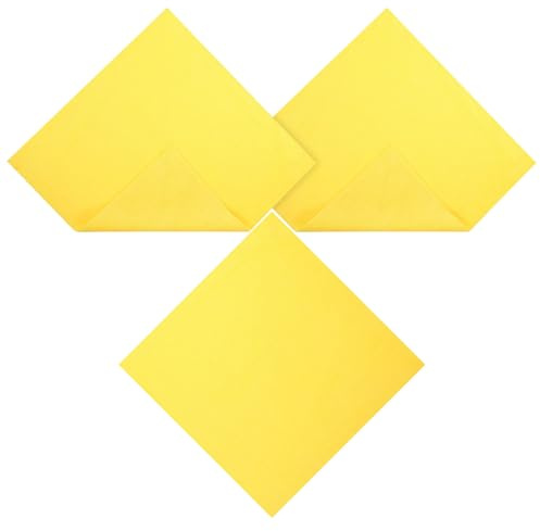 BAZEITFLOW Super Absorbent Microfiber Dust Cleaning Cloth 3pcs Yellow Reusable Car and Household Towels for Kitchen Dishwashing and Vehicle Care