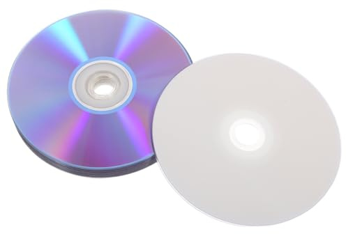 KJHBV Lot 10 CD-RW 700 Mo Haute capacité réinscriptibles Plastique pour Duplication Audio et Sauvegarde Photo