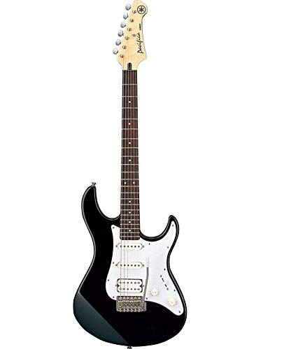 Yamaha Pacifica 012 BL E-Gitarre schwarz – Hochwertige Elektrogitarre für Einsteiger in elegantem Design – 4/4 Gitarre aus Holz