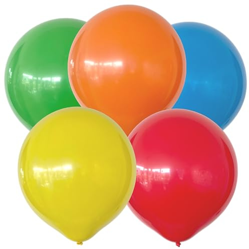 50 Luftballons bunt sortiert, 48 cm / 19 inch