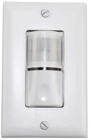 1- WattStopper WS-200-W PASSIVE INFRARED AUTOMATIC WALL SWITCH PIR 120/277V WHITE WATT STOPPER WS-200