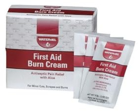 First Aid Burn Cream, Antiseptic Burn Relief, 0.9 gm Packets, 25 Pack, MS-60765