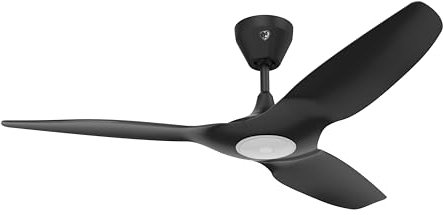 Big Ass Fans Haiku L 52 Smart Ceiling Fan with LED Light, Whisper-Quiet Indoor Ceiling Fan, WiFi App Control, Alexa & Google Compatible, Black