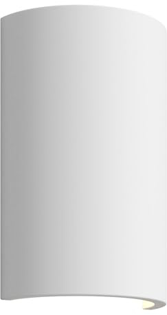 Astro Serifos 220 Indoor Wall Light (Plaster), GU10 LED Lamp, Designed in Britain - 1350003 - 3 Years Guarantee