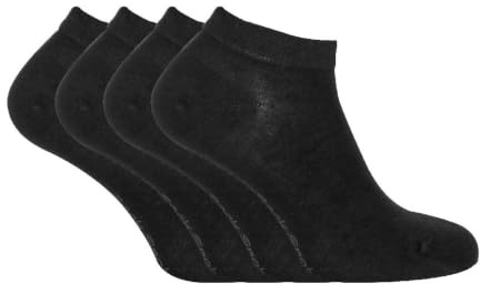 sock snob – 4-pack män och kvinnor andas bambu kvarts kort sneaker strumpor för sommaren