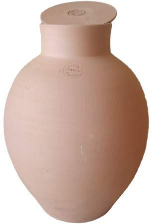 Ollas Lutton Olla Terre Cuite à Enterrer 8L | Arrosage Autonome pour Plantes d'Extérieur Ecologique & Economique | Système d'Irrigation Naturel | Autonomie 8 Jours | Ollas Terracotta