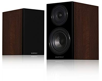 Wharfedale Diamond 12.1 Enceintes de bibliothèque ou de montage sur pied (noyer perle)
