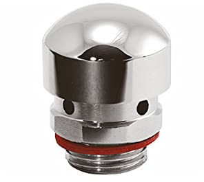 tecuro -58772- Rohrbelüfter 1/2 Zoll AG, Messing verchromt