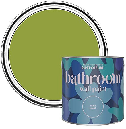 Rust-Oleum Green Water-Resistant Bathroom Wall & Ceiling Paint - Key Lime 2.5L