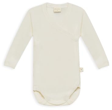 Dilling Bodysuits Wrap Bio Merinowolle Natur 56 Wolle Seide Body Baby Kleidung Born Wickelbody Langarm Geschenke