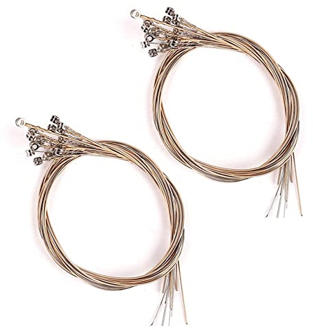 KVSERT 32 Stück/Set Lyre Harp Saiten-Set für 16-saitige Lyre Harfe Zubehör Saiten Zubehör