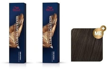 2er Koleston Perfect ME+ Rich Naturals 4/0 Mittelbraun/Natur 60ml