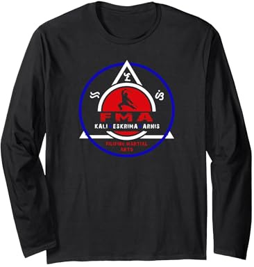 Bâtons Escrima Kali Arnis pour Tous Les Amateurs d'arts Martiaux Manche Longue, Unisexe pour Adultes, Noir, L