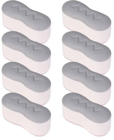WC Sitz Puffer, 8 Stück Abstandhalter Auflagestopfen für Toilettensitz, WC Sitz Stoßstangen, Ersatz-Puffer für WC-Sitze, Universal Ersatz Toilettensitz Stoßstangen, Mehrfarbig