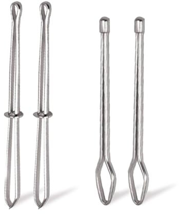 4 Stück Einfädler für Kordelzüge,Metall Einfädelhilfe für Kordelzug Durchziehnadel Einfaches schnelles Einfädeln von Kordelzügen DIY Kordel Einfädler Clip Nähwerkzeug für Jogginghosen,Kapuzenpullis