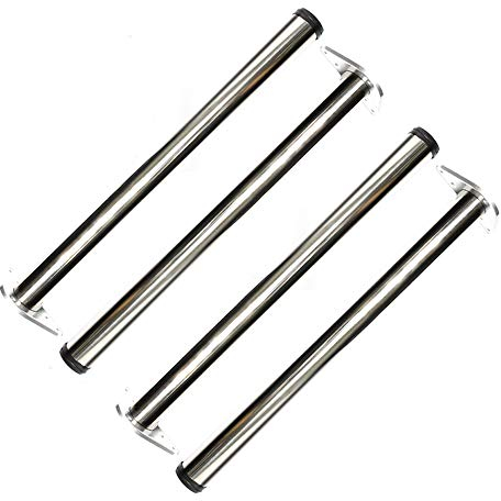 asdchZen Möbelbeine 4 X Möbelbeine Verstellbare Tischbeine Edelstahl Esstischbeine Frühstücksbarbein DIY Couchtisch Stützbein 60-130 cm (90 cm)..