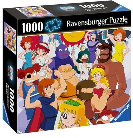 Ravensburger - Puzzle 1000 Pezzi | Pollon 80s | Puzzle Adulti | Regalo Anniversario per Lui | Puzle Manga per Adulti e Bambini +14 anni | Regalo Festa del Papà