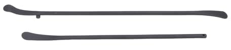 HELEVIA 2PCS Tire Mount Demount Iron Heavy Duty Steel Tire Bar Truck Tire Changing Removal Tool For Tubeless Tire Off Road Vehicle Bus Tractor