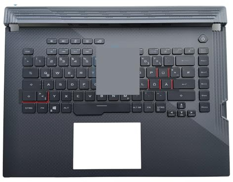 LIUHAOZ Laptop parts UK UA PO FR GR GK CS BE RGB Pre-key backlight laptop keyboard Topcase Palmrest For G531GV Laptop Keyboards C Shell(GR German)