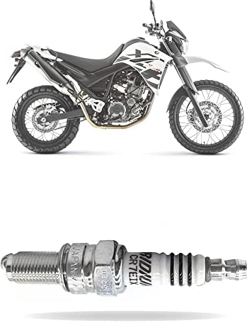 NGK Bujía de encendido 7385 Conexión roscada SAE & Electro central Iridio & Electrodo de masa & supresión de interferencias & 5 kOhm & con asiento de estanqueidad plano Ancho de llave: 16 mm Long. de