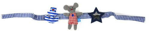 Lief! 25.224.008 - Wagenkette, Monty die Maus, 52 cm