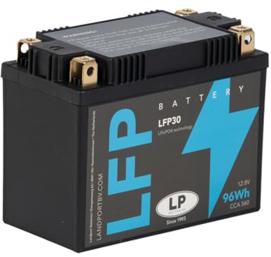 accossato ml lfp30 – 114 batería de litio para moto Guzzi California II/III, 1000, (1982 – 1998)