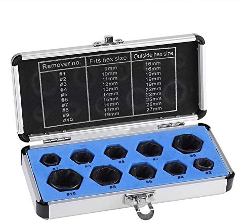 Coffret d’extracteurs pour écrous - 10 pièces [Classe énergétique Efficiency]