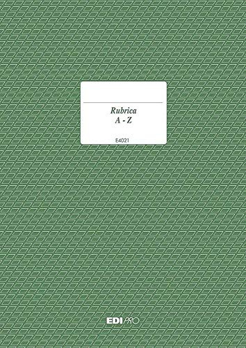EDIPRO - E4021 - Adressbuch mit Spiralbindung und laminierten Indexen 30 Blatt f.to 22x14,8