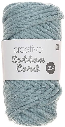 Rico Design Makrameegarn Creative Cotton Cord Patina 25m Mint Baumwolle