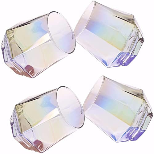 Juego de 4 vasos de whisky, vasos antiguos con caja de lujo, vasos de cristal premium de 11 oz para amantes del whisky, vasos para bourbon, escocés, cócteles