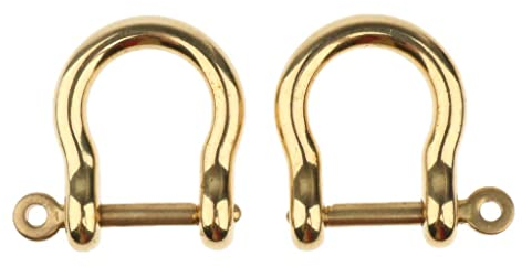 Harilla U Förmiger Ankerschäkel Aus Messing für Metallbandanker, 15 mm