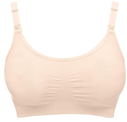 Medela Soutien-Gorge d’Allaitement et d’Expression 3 en 1, Respirant et léger pour Un Confort Optimal Pendant l’Allaitement ou l’Expression Chai XL