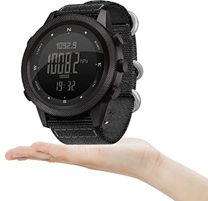 Orologio Digitale da Uomo, Militare, Sportivo, tattico, Sopravvivenza | Orologio da Uomo, Multifunzione, Ideale per Allenamento tattico, Escursionismo, Nuoto