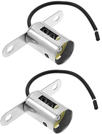 OTOTEC 2Pcs 1156 BA15S Socket Adapter Replacement Lamp Holder Adapter 1156 Turn Signal Light Wiring Harness Socket Connector for P 21W / R10W / R5W Thread