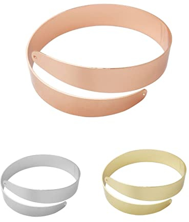 Tonone 3 Stücke Oberarm Armbänder Für Frauen Einstellbare Oberarmmanschette Set Minimalistischen Boho Punk Spiralarm Armband Swirl Arm Armreif Set Verstellbaren