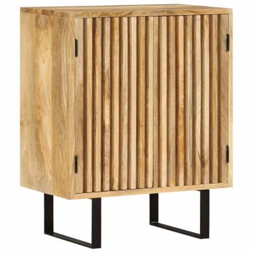 vidaXL Sideboard mit 2 Türen 55x35x70 cm Massivholz Mango