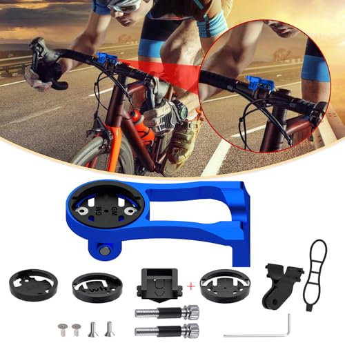 BIKOOCO Cycling Computer Mount - Versatile Out Front GPS Mount for Wahoo, Garmin, Bryton, Cateye - Compatible with 1.26''/32mm Handlebars - Ideal for Mountain Bikes and More