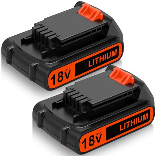 Powayup 2 Stück 3.6Ah Ersatzakku für Black Decker 18V LB2X4020 BL2018 LBXR20 LBXR20-OPE LB20 LBX20 für Black Decker Akku 18V BL1518-XJ BL2018-XJ LBXR20B -2 LB2X2020-OPE LB2X4020-OPE LST201
