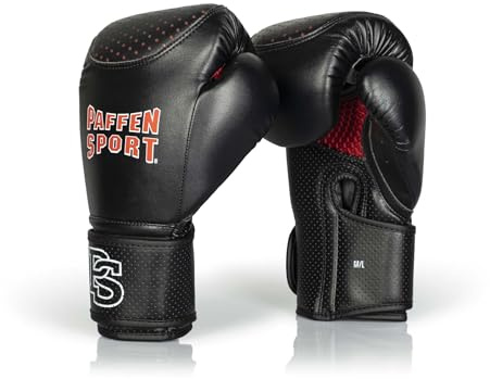 PAFFEN SPORT «Star Hybrid» Boxhandschuhe mit Zusatzpolstern | Boxsack-Training, Geräte-Training, Schlagtraining, Boxen, Kickboxen, Muay Thai