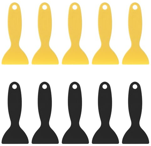 Wanmu Ensemble De 10 Spatules Spatule De Peintre Spatule De Plâtrier Spatule De Peintre Spatule En Plastique Outil De Couteau À Mastic Grattoir En Plastique Pour Gratter Les Murs