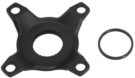 Gettimore 34T-40T E-Bike-Kettenblatt-Adapter mit Unterlegscheibe, Kettenblatt für Bafang Mittelmotor Spider ChainRing Adapter 104BCD für M500/510 M600/620