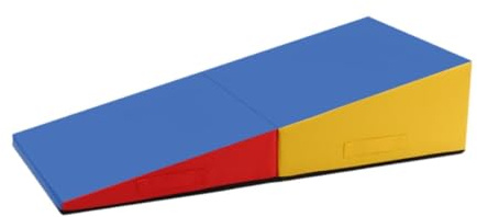 Gymnastik Wedge Matte faltbar 80x60x30x5cm (31.5x23.6x11.8x2in) - Gymnastik Tumbling Matte für Kinder Cheerleading Training