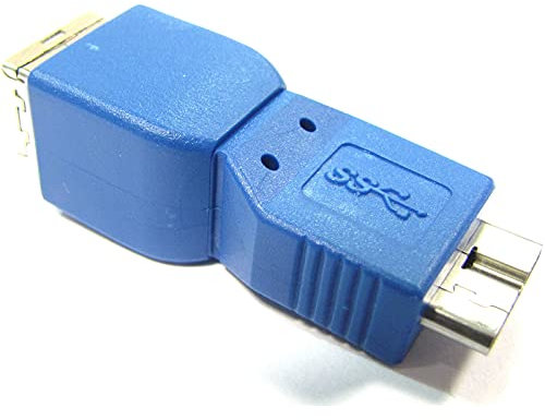 BeMatik - Adaptateur USB 3.0 vers USB 2.0 (Micro USB B to B Femme Femme)