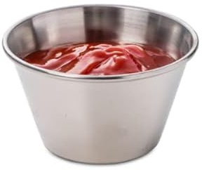 Stainless Steel Ramekins 2.5oz / 71ml - Pack of 24 - Sauce Pots, Condiment Bowls, Dip Pots