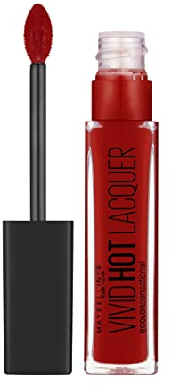 Maybelline Color Sensational Vivid Hot Lacquer Liquid Lipstick, Number 70, So Hot