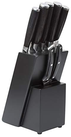 CUPERINOX Juego de Cuchillos de cocina | 6 Piezas | Cuchillos Cocina Profesional | Set cuchillos cocina | Incluye tijeras cocina | Acero Inoxidable