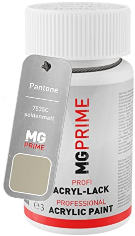 MG PRIME Pantone 7535C Gris Beige seidenmatt Lackstift 50 ml schnelltrocknend