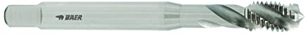 BaerCoil Baer Maschinengewindebohrer M4 Gewindebohrer HSSE 35° RSP - Gewindeschneider - M 4 x 0,7 - DIN 371 - Gewinde Bohrer metrisch Regelgewinde - Sackloch - unlegierte und niedriglegierte Stähle