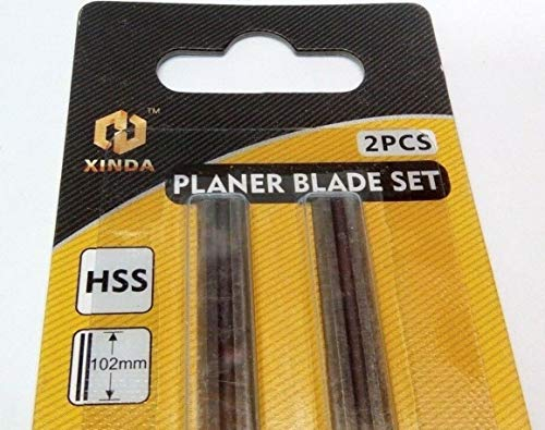 1 par de cuchillas de cepillo de acero rápido (102 mm)