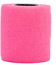 d3 Benda Coesiva bendaggio compressivo Rosa 50 mm x 5 m (1 Rotolo) Calzino da calcio Fisioterapia Supporto articolare medico e fascia veterinaria